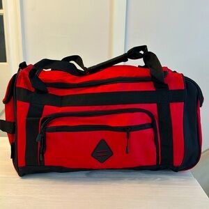 COPY - Summit Ridge 24” Cargo Duffel Bag Red and Black. One size